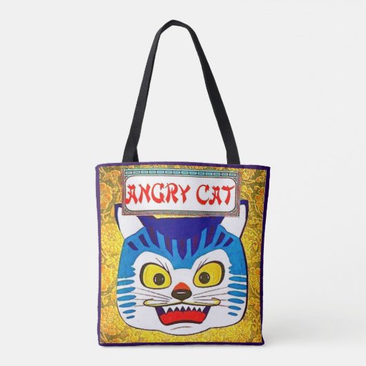 Angry Cat Tasche (Rückseite)