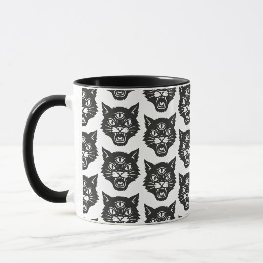 Angry Cat Tasse (Links)