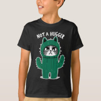 Angry Cat-Tus Funny Cat Nicht ein Hugger Junge und