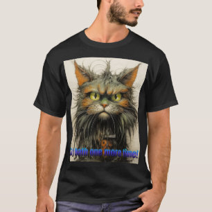 Angry Cat zur Badenzeit T-Shirt
