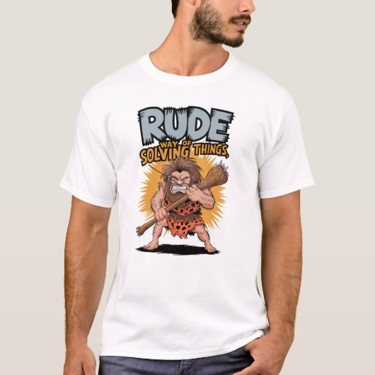 Angry Caveman Club T-Shirt (Vorderseite)