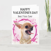 Angry Chihuahua Best Mama Custom Valentinstag