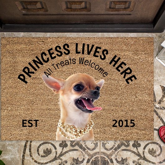 Angry Chihuahua Personalisiert Hund Lover Doormat Fußmatte