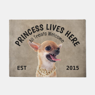 Angry Chihuahua Personalisiert Hund Lover Doormat Fußmatte