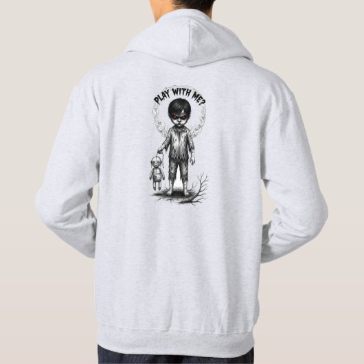 Angry Child Horror Tee with Creepy Doll (Rückseite)