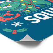 Angry Christmas Cat You're Not Getting Squat Holid Poster (Ecke)