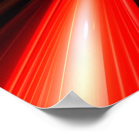 Angry Clown Abstrakt Poster (Ecke)