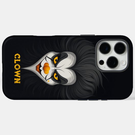 Angry Clown Personalisiert Case-Mate iPhone Hülle (Rückseite (Horizontal))