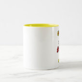 Angry Clown Zweifarbige Tasse (Mittel)