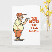 Angry Coach wird bald gut Karte (Gelbe Blume)