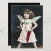 Angry Cupid Einladung (Vorne/Hinten)