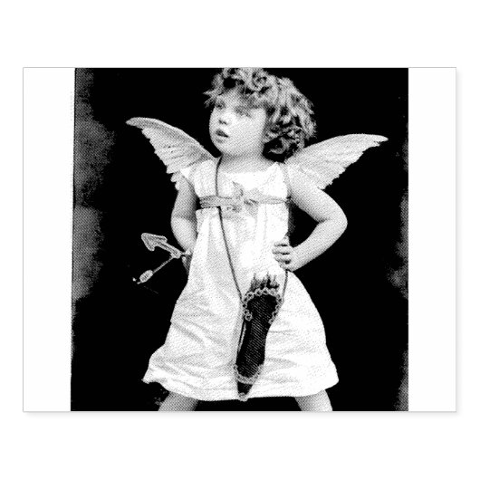 Angry Cupid Gummistempel (Prägung)