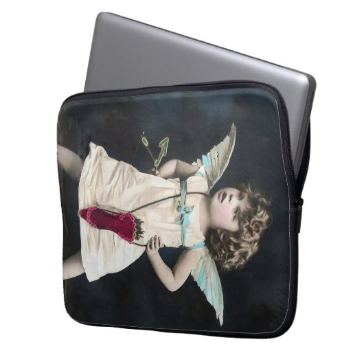 Angry Cupid Laptopschutzhülle (Vorderseite Links)