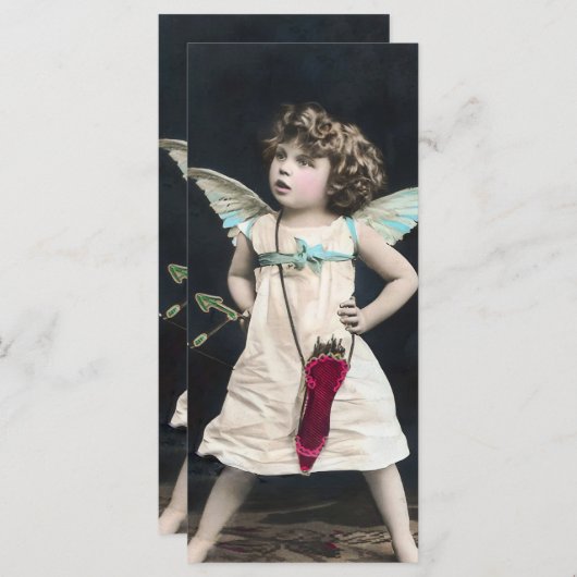 Angry Cupid Menükarte (Vorne/Hinten)