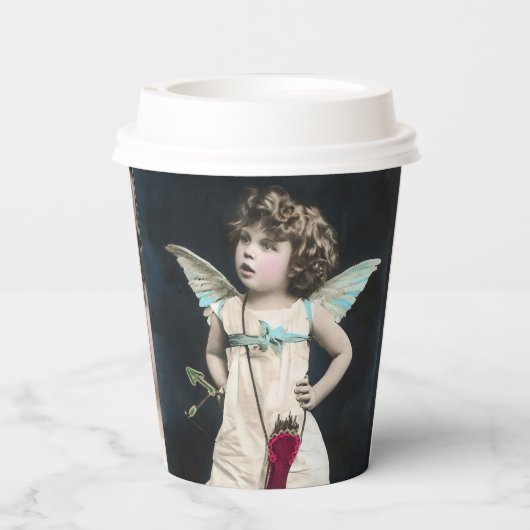 Angry Cupid Pappbecher (Rückseite)