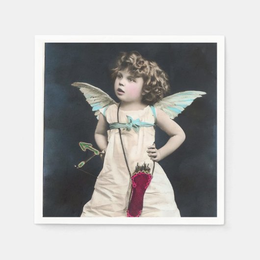 Angry Cupid Serviette (Vorderseite)