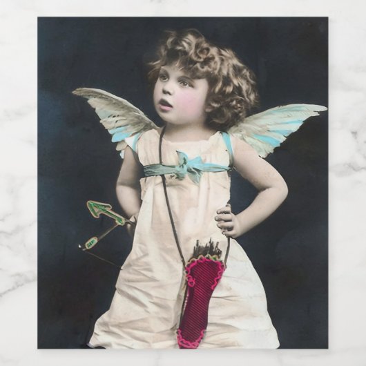 Angry Cupid Weinetikett (Einzelnes Label)
