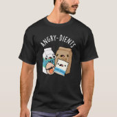 Angry-dients Funny Baking Pun Dark BG T-Shirt (Vorderseite)