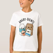 Angry-dients Funny Baking Pun T-Shirt (Vorderseite)