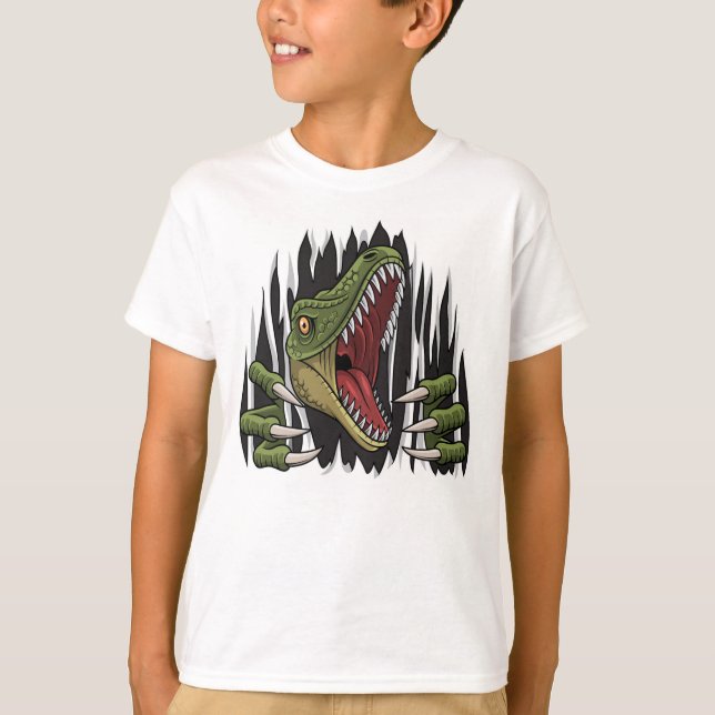 Angry Dinosaur T - Shirt (Vorderseite)