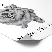 Angry Dog Poster (Ecke)