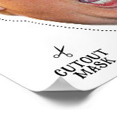 Angry Donald Costume Mask Poster (Ecke)