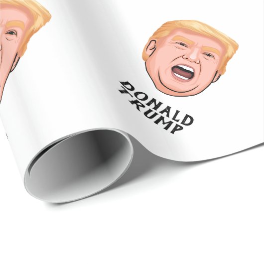 ANGRY DONALD TRUMP CUSTOM GESCHENKPAPIER (Rolleneckpunkt)