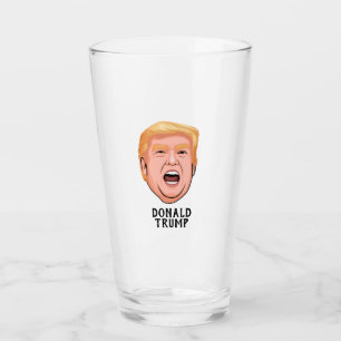 ANGRY DONALD TRUMP CUSTOM GLAS