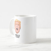 ANGRY DONALD TRUMP CUSTOM KAFFEETASSE (Vorderseite Links)
