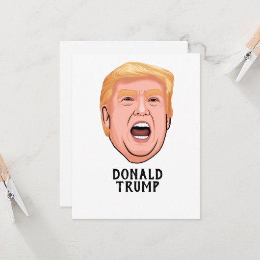 ANGRY DONALD TRUMP CUSTOM KARTE (Vorderseite/Rückseite Beispiel)
