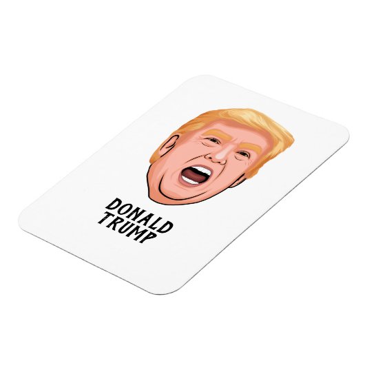 ANGRY DONALD TRUMP CUSTOM MAGNET (Linke Seite)