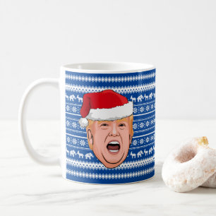 Angry Donald Trump Weihnachten Kaffeetasse