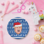 Angry Donald Trump Weihnachten Pappteller (Party)
