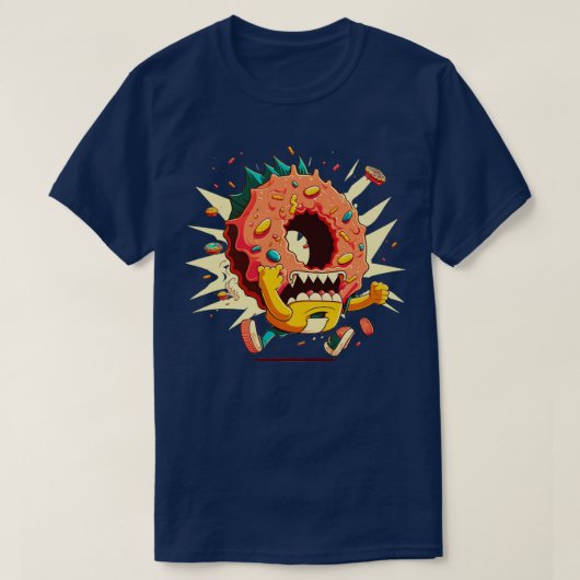 Angry Donut1 T-Shirt (Design vorne)