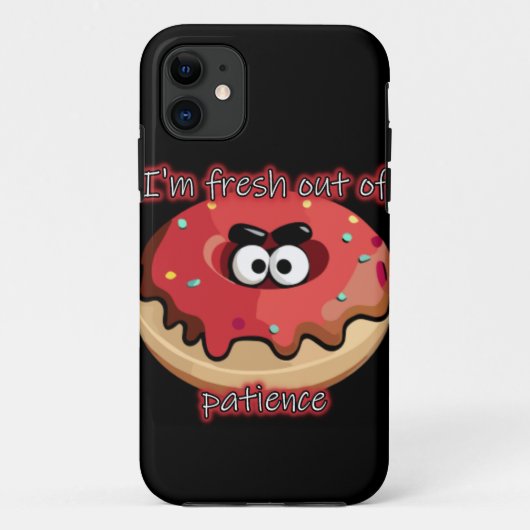 Angry Donut: Aus Geduld neu Case-Mate iPhone Hülle (Rückseite)
