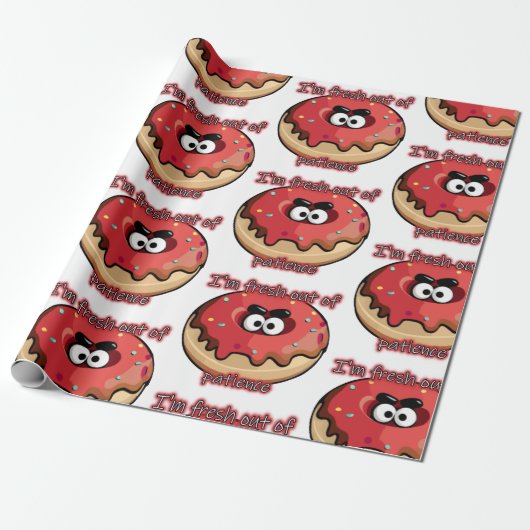 Angry Donut: Aus Geduld neu Geschenkpapier (Ungerollt)