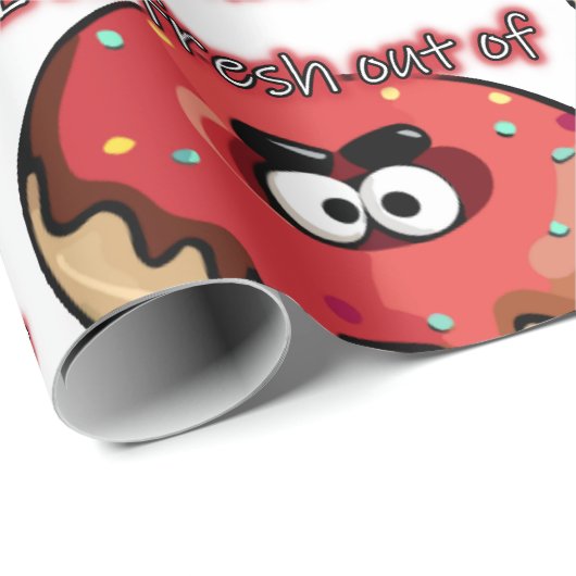 Angry Donut: Aus Geduld neu Geschenkpapier (Rolleneckpunkt)