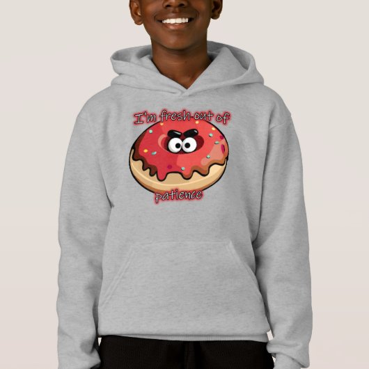 Angry Donut: Aus Geduld neu Hoodie (Vorderseite)