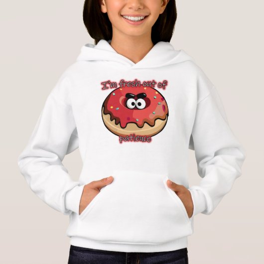 Angry Donut: Aus Geduld neu Hoodie (Vorderseite)
