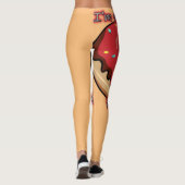 Angry Donut: Aus Geduld neu Leggings (Rückseite)