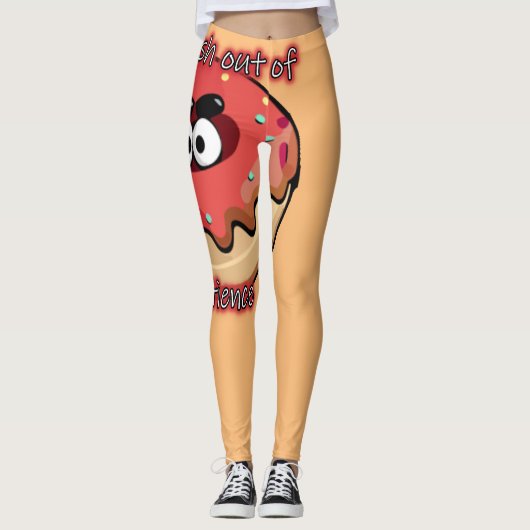 Angry Donut: Aus Geduld neu Leggings (Vorderseite)