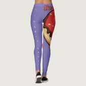 Angry Donut: Aus Geduld neu Leggings (Rückseite)