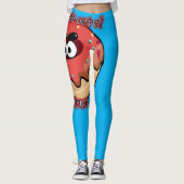 Angry Donut: Aus Geduld neu Leggings (Vorderseite)