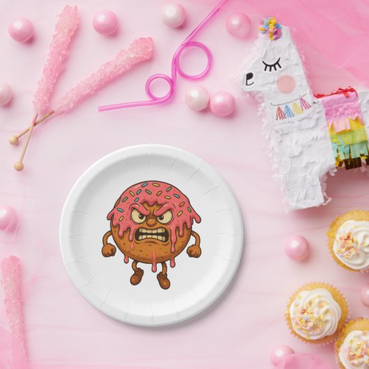 Angry Donuts II Pappteller (Party)