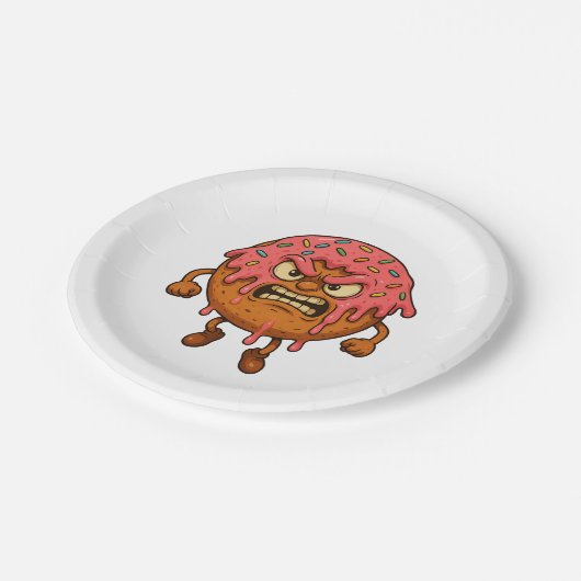 Angry Donuts II Pappteller