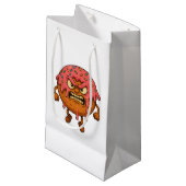 Angry Donuts Kleine Geschenktüte (Vorderseite Schrägansicht)