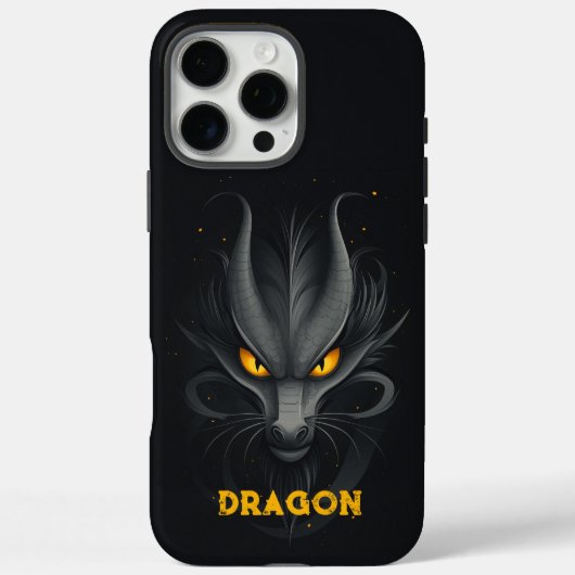 Angry Dragon Black Case-Mate iPhone Hülle (Rückseite)