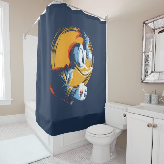 Angry Duck Duschvorhang (Beispiel)