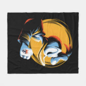 Angry Duck Fleecedecke (Vorderseite (Horizontal))