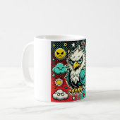 Angry Eagle Kaffeetasse (Vorderseite Links)